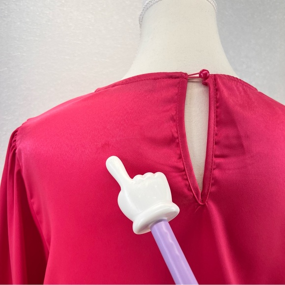 NWT Fall Casual Long Puff Sleeve Crop Top SIZE M - Picture 16 of 17